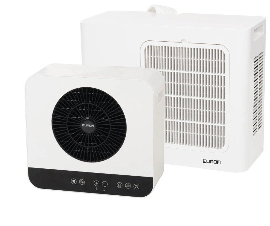 Eurom AC4201 Wifi Mobiele Split Unit Airco, Ophalen, 3 snelheden of meer, Zo goed als nieuw, Koelen en Ontvochtigen