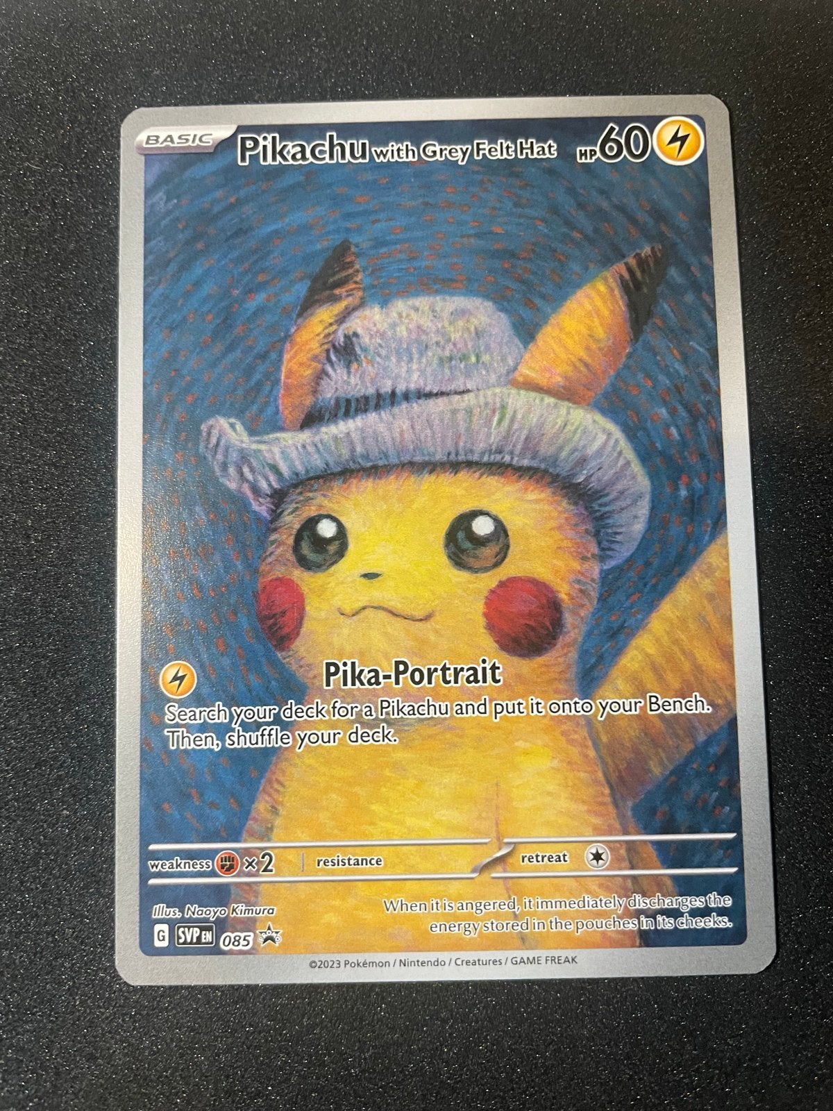 Pikachu van Gogh promo 085 Pokémon kaart, Hobby en Vrije tijd, Verzamelkaartspellen | Pokémon, Ophalen of Verzenden, Zo goed als nieuw