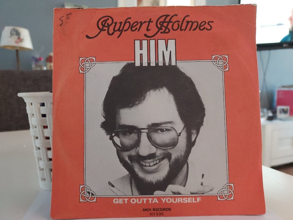 7" Single Rupert Holmes - Him / Get Outta Yourself, Cd's en Dvd's, Vinyl Singles, Gebruikt, 7 inch, Ophalen of Verzenden, Pop