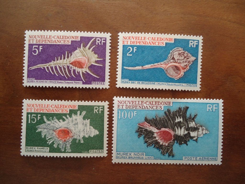 Zeeslakken Nieuw Caledonië 1969, mi. 469-72 postfris, Ophalen of Verzenden, Postfris, Dier of Natuur