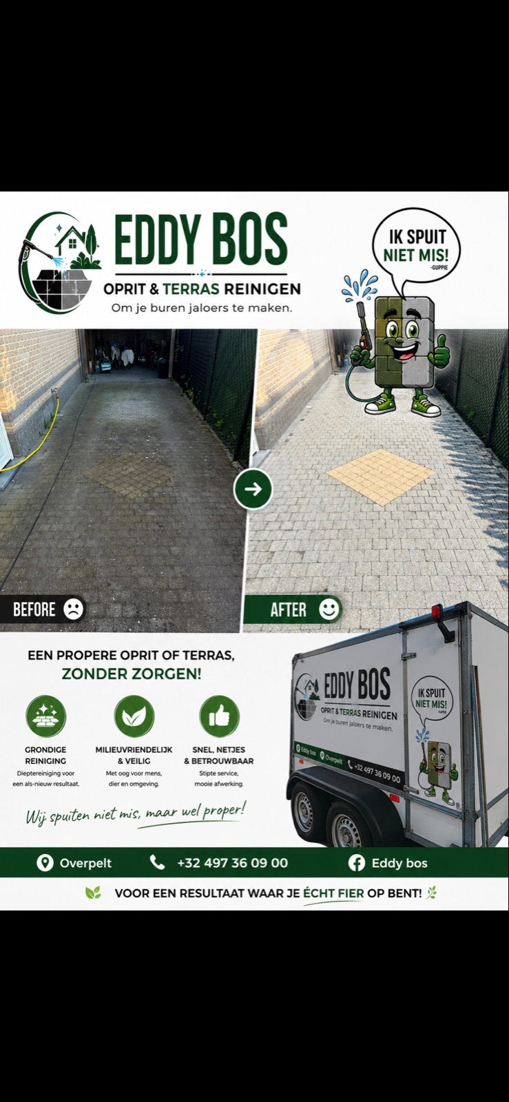 Oprit- & Terrasreiniging, Tuin en Terras, Tegels en Klinkers, Ophalen of Verzenden, Nieuw, Beton, Klinkers