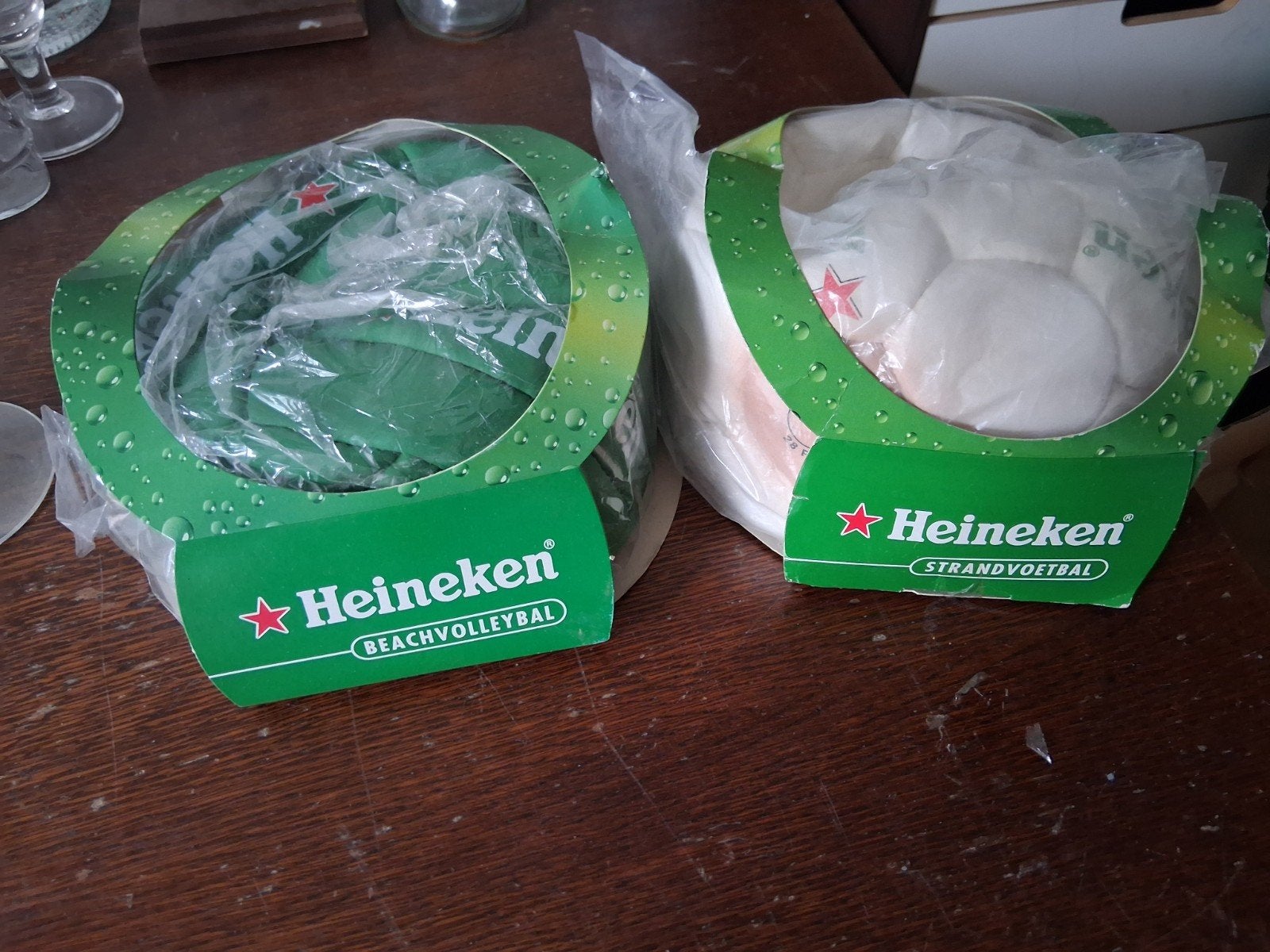Heineken strandvoetbal en beachvolleybal set, Sport en Fitness, Voetbal, Ophalen of Verzenden