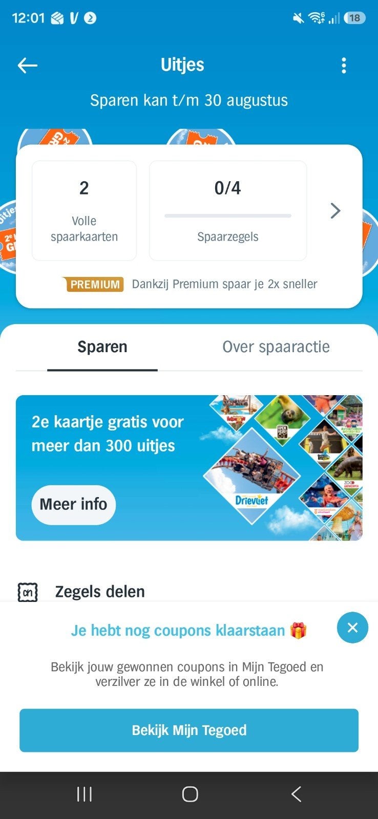 2x 2e uitje gratis ah digitale spaarkaart, Verzamelen, Albert Heijn, Ophalen of Verzenden