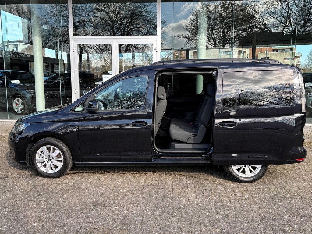 Volkswagen Caddy Maxi 1.5 TSI DSG- Autom|7 Persoons| Camera|, Auto's, Volkswagen, 12 maanden, Stof, 4 cilinders, Zwart