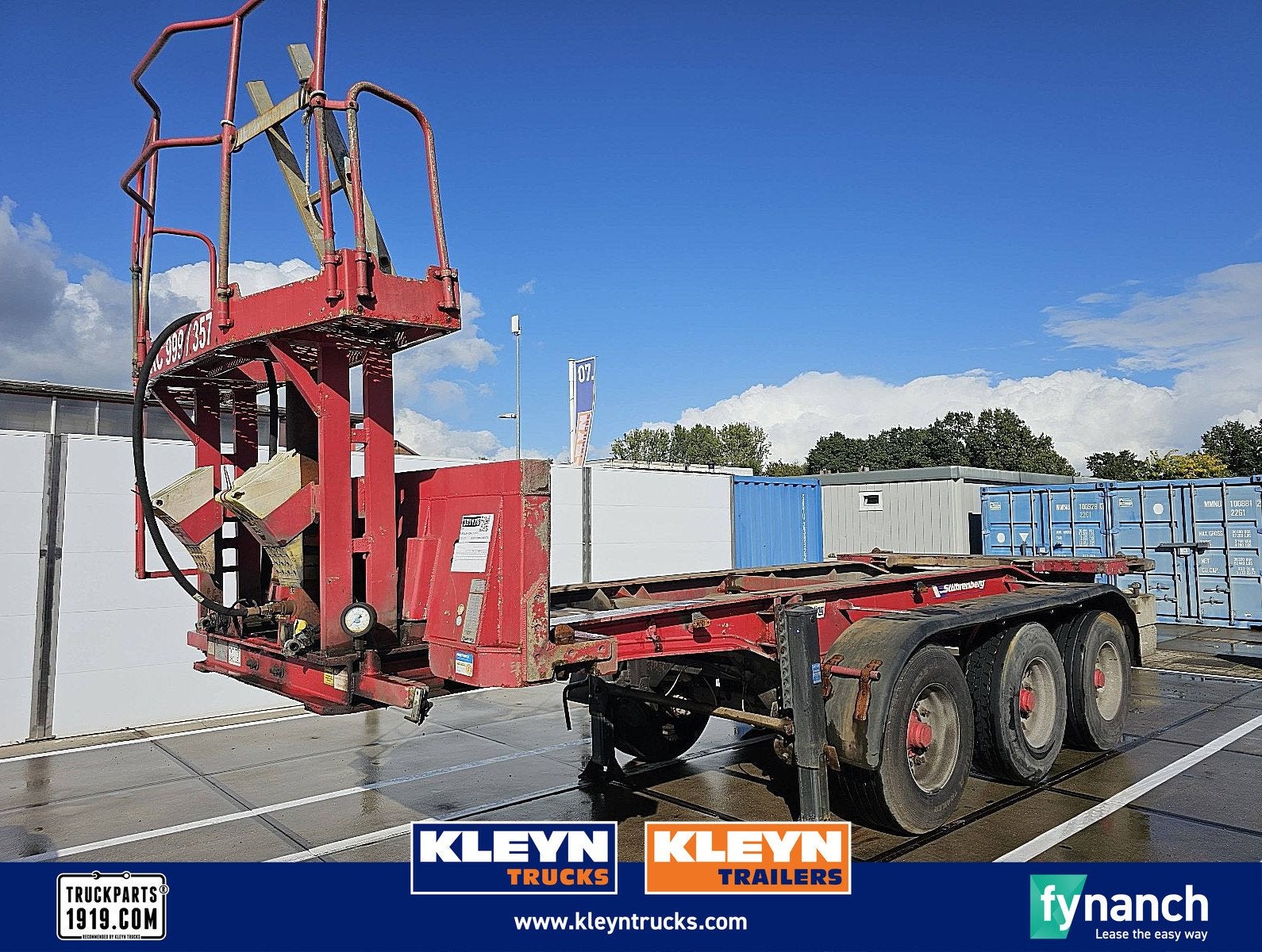 MEILLER MSA 27 CK20 3 AXLE BPW 20FT TIPPER, Auto's, Overige kleuren, Bedrijf, Aanhangers en Opleggers, Te koop