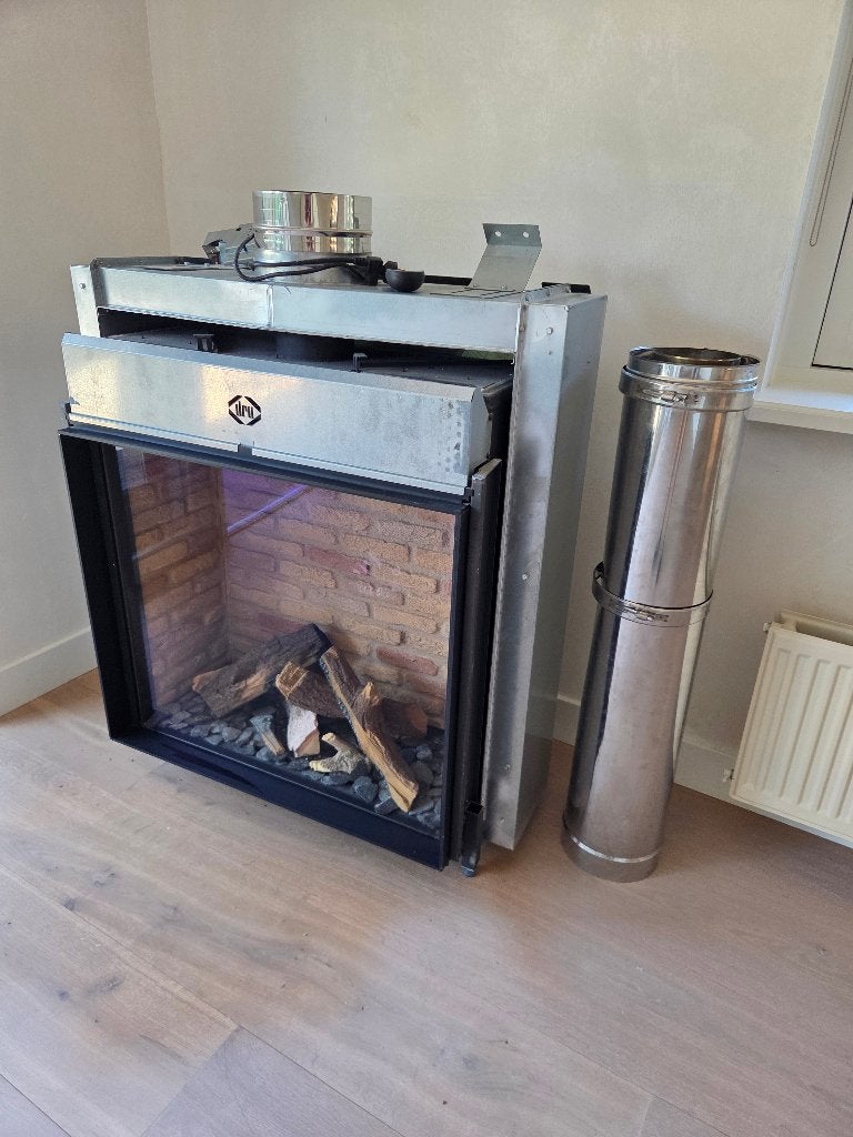 DRU Maestro 75 RCH gashaard – compleet met rookkanaal, Huis en Inrichting, Ophalen, Gebruikt, Inbouwhaard, Gashaard