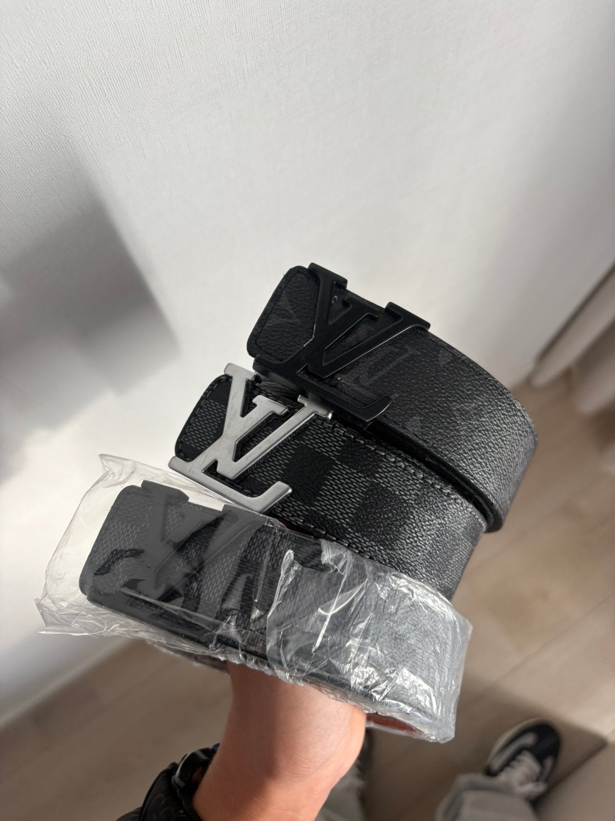 Lv riemen, Losse buckle of gesp, Zwart, Nieuw, 105 tot 115 cm