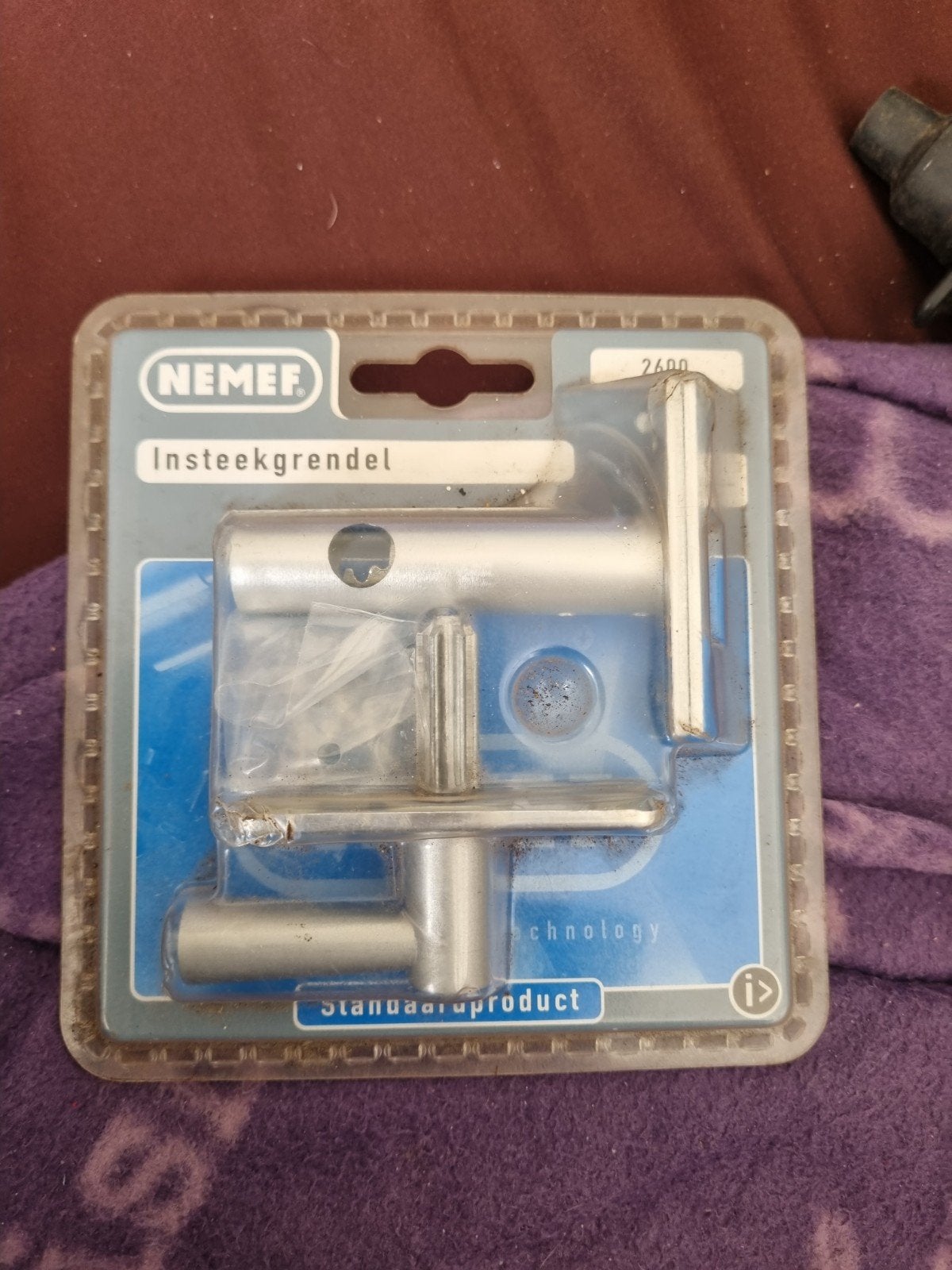 Nemef - insteekgrendel 2600/4-50mm  doornmaat 50 mm bieden, Ophalen of Verzenden, Nieuw