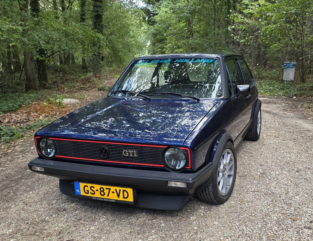 Volkswagen Golf GTI 1.8 Type 1 (1981) te koop, Zwart, 4 cilinders, Blauw, Lederen bekleding