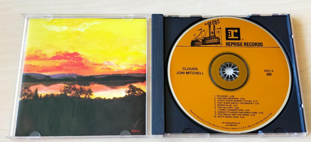 Joni Mitchell - Clouds CD 1969/199? USA, Ophalen of Verzenden, Gebruikt, Poprock