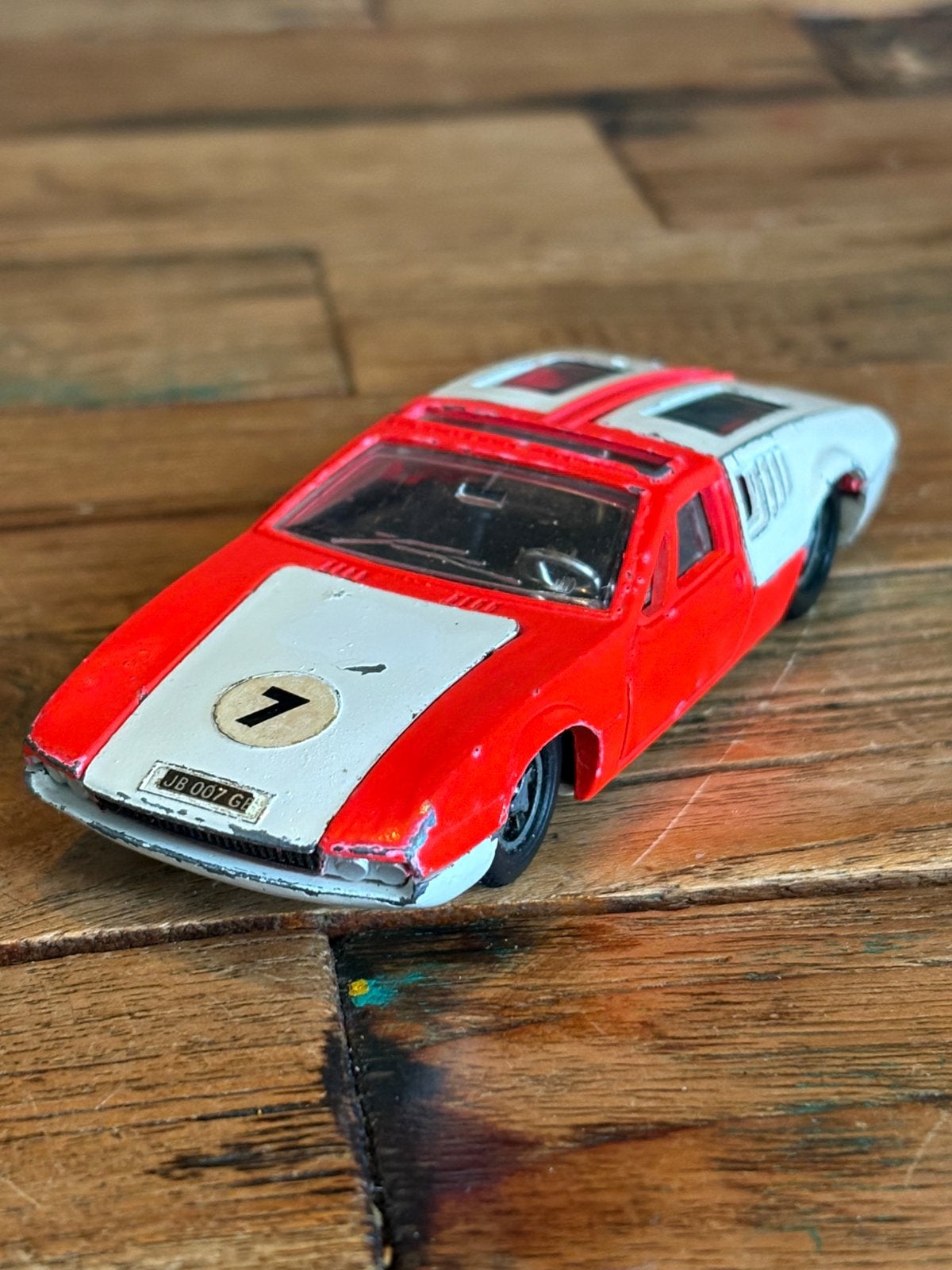 Dinky Toys 187 De Tomaso Mangusta nr. 7, Ophalen of Verzenden, Gebruikt, Auto, Dinky Toys
