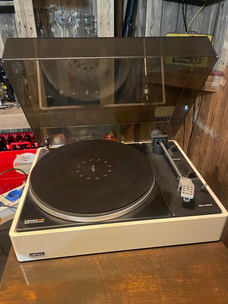 Lenco L60 draaitafel wit, Audio, Tv en Foto, Platenspelers, Ophalen of Verzenden, Gebruikt, Platenspeler, Overige merken