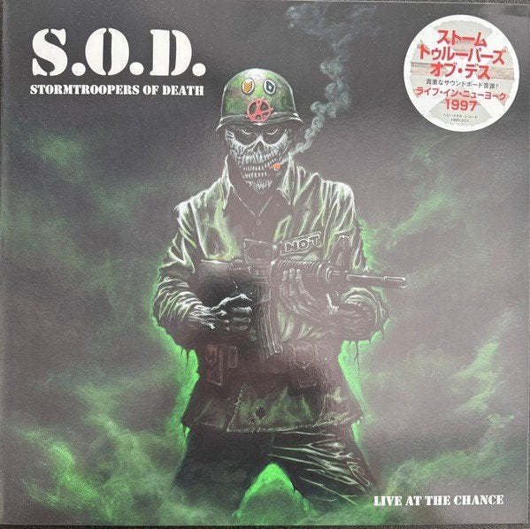 S.O.D. - Live At The Chance 1997 lp  Anthrax Nuclear Assault, Cd's en Dvd's, Vinyl | Hardrock en Metal, Inclusief poster, Verzenden