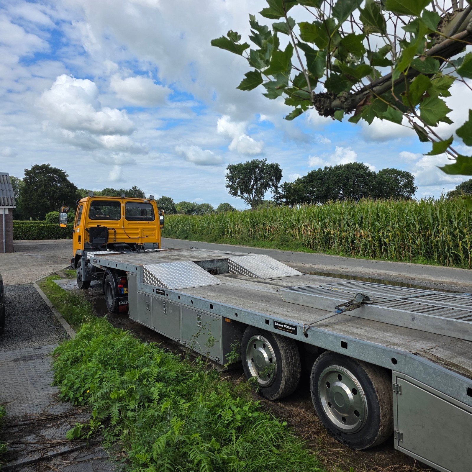 DAF 45 autotransporter + trailer | 6 cil. Cummins 180 pk, foto 5