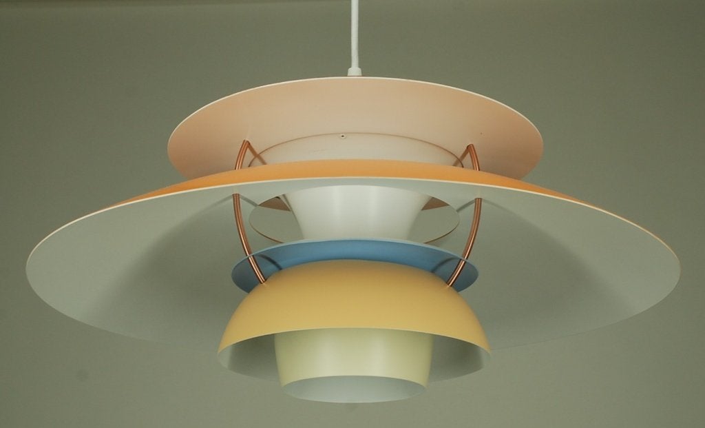 Louis Poulsen PH5 hanglampen, in vele kleuren va. 395 euro., Huis en Inrichting, Lampen | Hanglampen, Vintage MCM, Nieuw, Vintage MCM