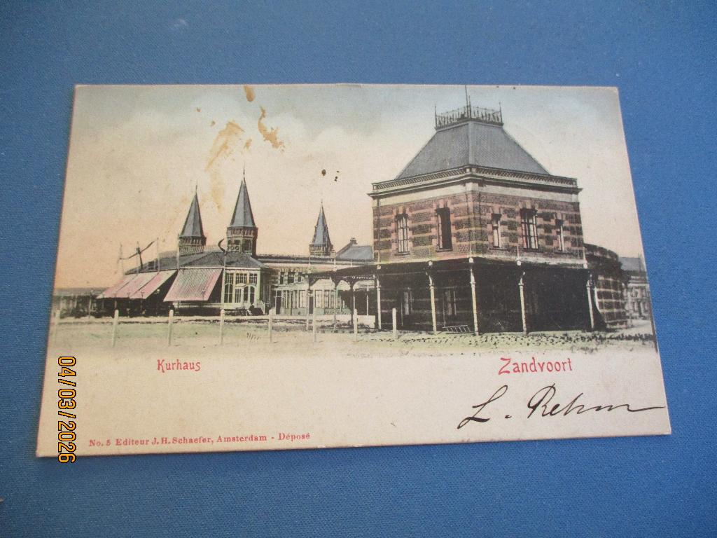 Zandvoort, Ophalen of Verzenden, Voor 1920, Gelopen, Noord-Holland