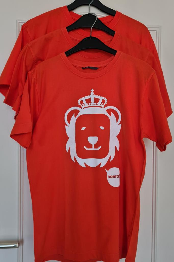 ORANJE T-shirts met Leeuw en Kroon. Nieuw!, Kleding | Heren, Ophalen of Verzenden, Nieuw, Overige maten, Oranje
