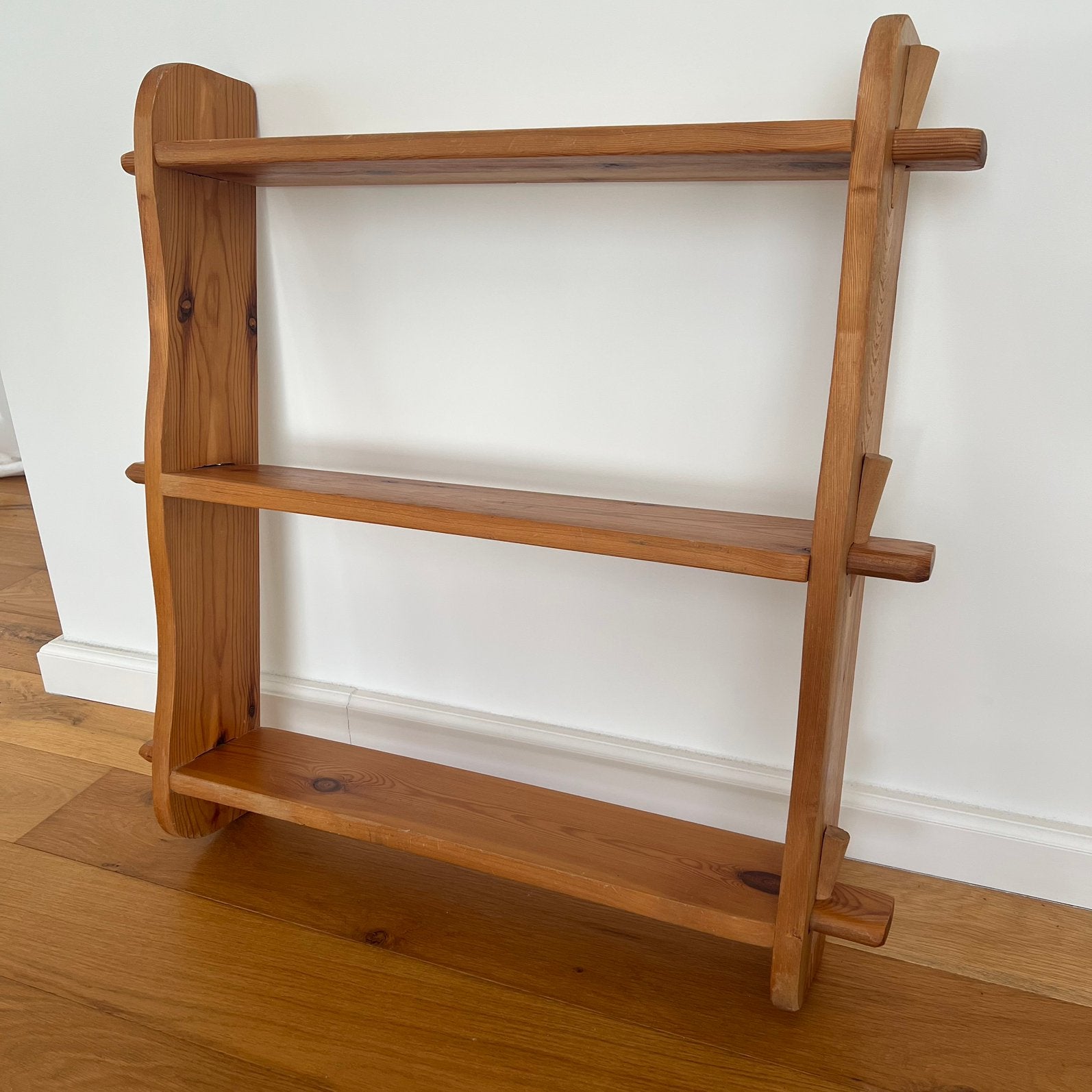 Grenen wandkast wandopbergmeubel 76,5x76,5x14cm, Ophalen, Met plank(en), Gebruikt, Minder dan 150 cm