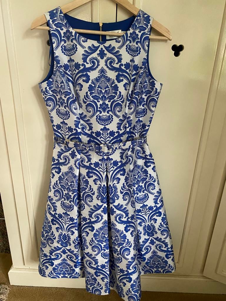 Eliza J cocktailjurk maat 36 ongedragen, Kleding | Dames, Ophalen of Verzenden, Zo goed als nieuw, Maat 36 (S), Blauw