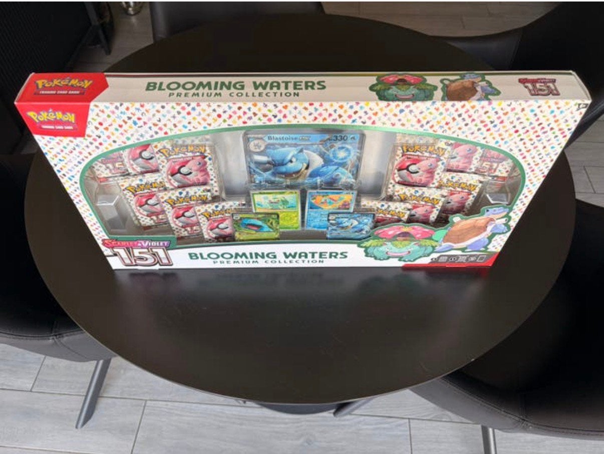 Pokemon 151 blooming waters, Hobby en Vrije tijd, Verzamelkaartspellen | Pokémon, Ophalen, Nieuw, Booster, Foil