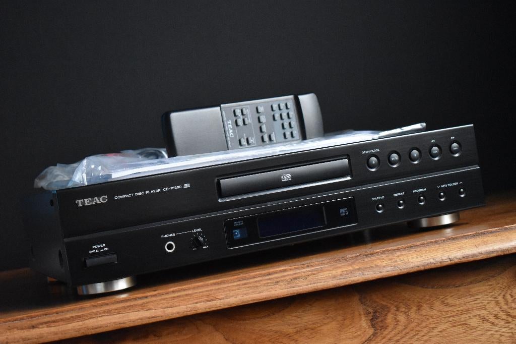 Teac CD-P1260 UR CD MP3 Compact Disc Player Vintage + R/ BOX, Ophalen of Verzenden, Zo goed als nieuw, Overige merken