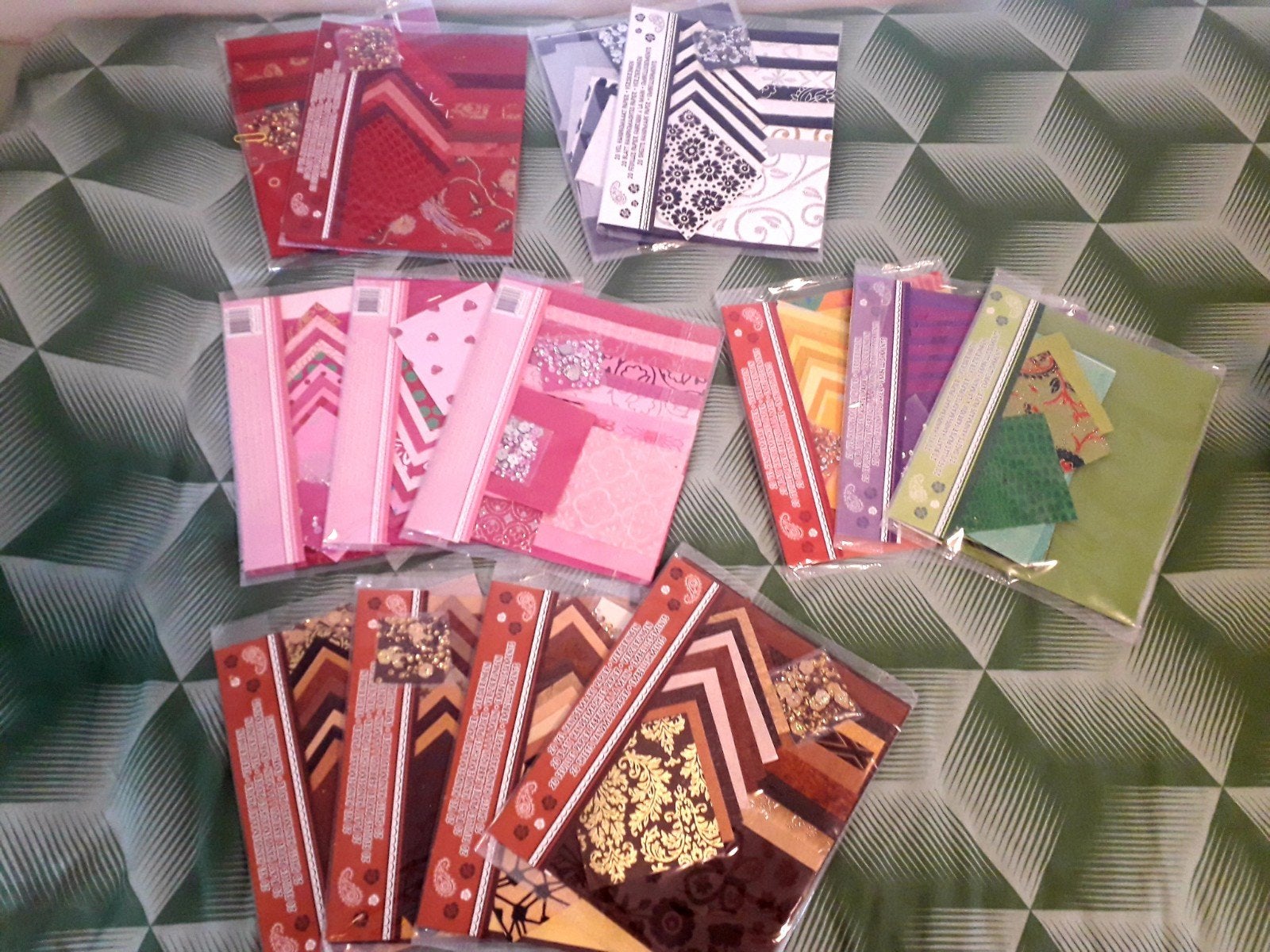 20 sets handgeschept papier, Ophalen, Nieuw, Papier of Karton
