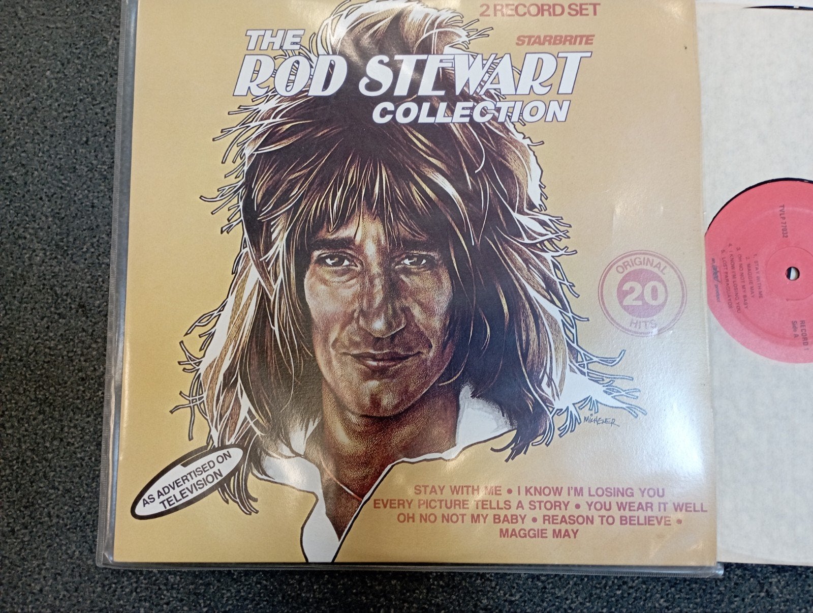The Rod Stewart Collection dubbel LP, Ophalen of Verzenden, Gebruikt, 12 inch, Poprock
