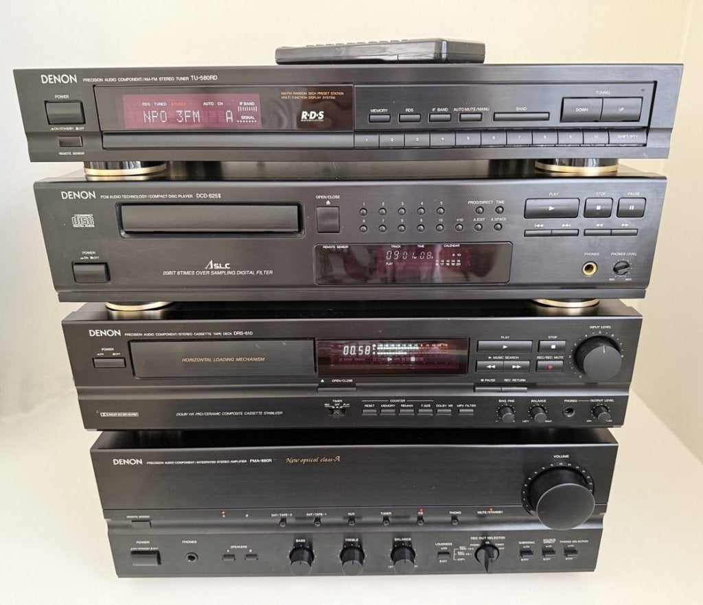 Denon PMA-880R DCD-625 TU-580RD DRS-610 krachtige hifi set, Ophalen, Tuner of Radio, Denon, Losse componenten