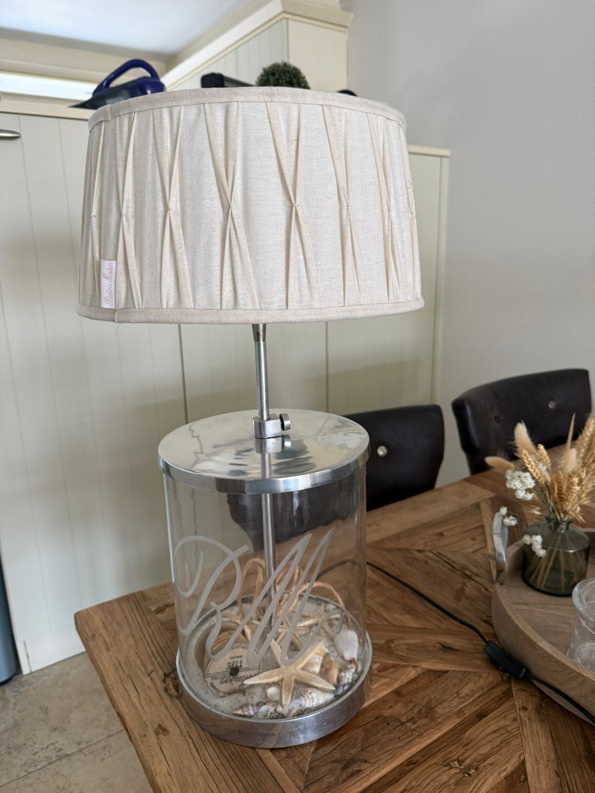 Riviera Maison Lamp met kap, Ophalen of Verzenden, Gebruikt