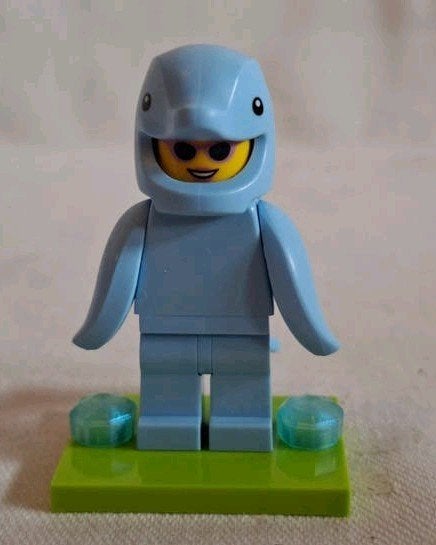Lego 71051 minifig Dolphin Costume nr 9 uit serie 28, Ophalen of Verzenden, Zo goed als nieuw, Lego
