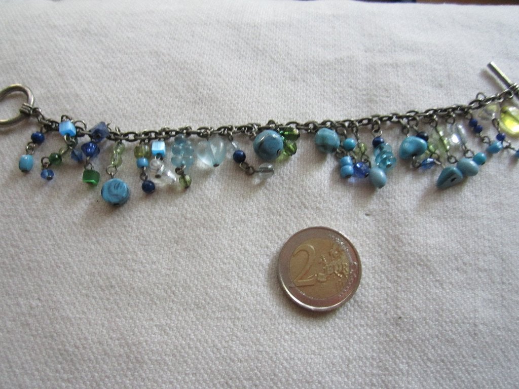 11.  Schitterend oud kettinkje,  18 cm, Ophalen, Overige materialen, Armband