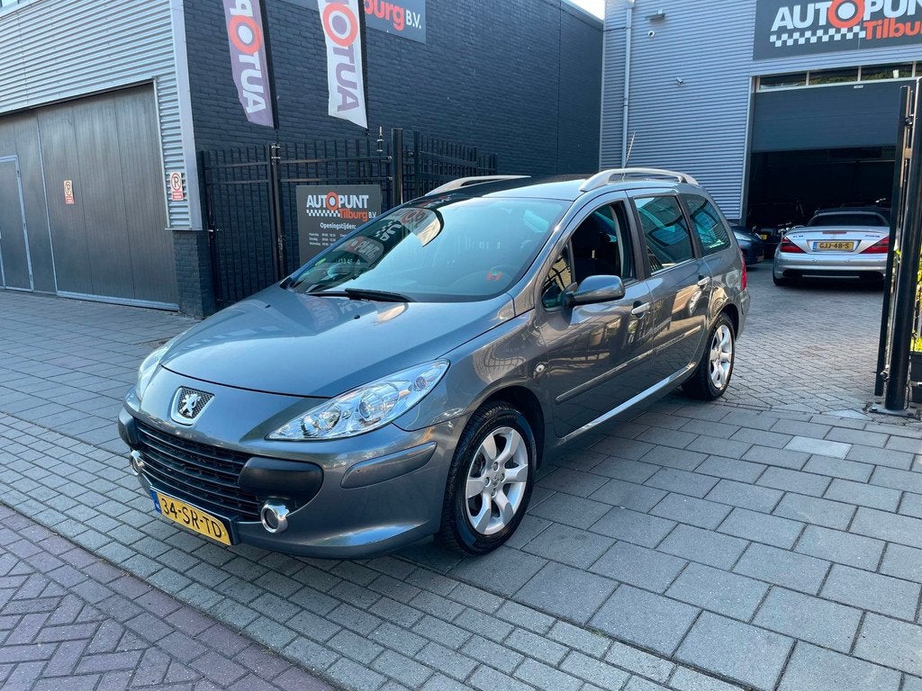 Peugeot 307 SW 2.0-16V Pack 2e Eigenaar! Trekhaak Airco Pano, Auto's, Peugeot, 745 kg, Gebruikt, 4 cilinders, Origineel Nederlands