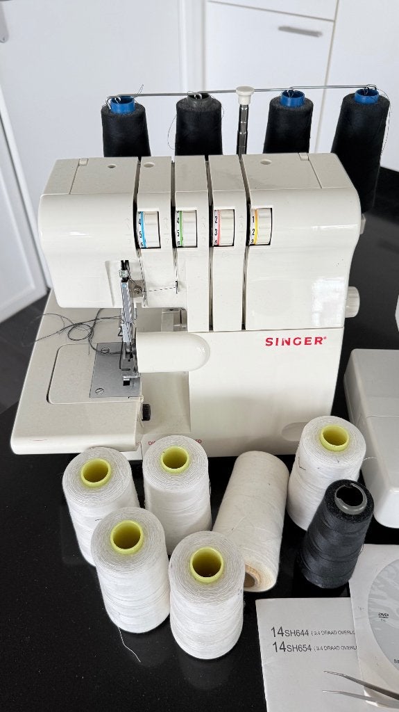 Singer Lockmachine, Ophalen of Verzenden, Zo goed als nieuw, Lockmachine, Singer