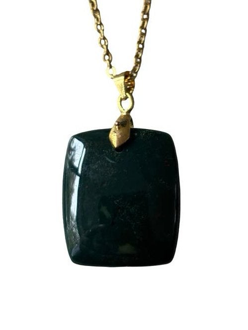 Bloedsteen Edelsteen Ketting - Roestvrijstaal Sieraden, Vanbeeksaar4@gmail.com, Nieuw, Ophalen of Verzenden, Schimmelstraat