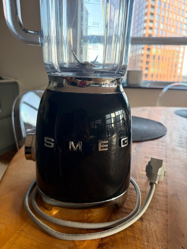 Smeg Blender – Black, Full Set, Excellent Condition, Ophalen, Zo goed als nieuw, Blender