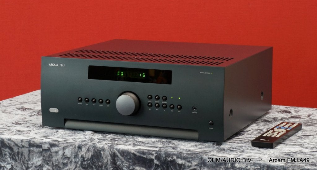 Arcam FMJ A49, Geïntegreerde Klasse A/B Versterker, 200 Watt, Ophalen of Verzenden, Zo goed als nieuw, Overige merken, Losse componenten