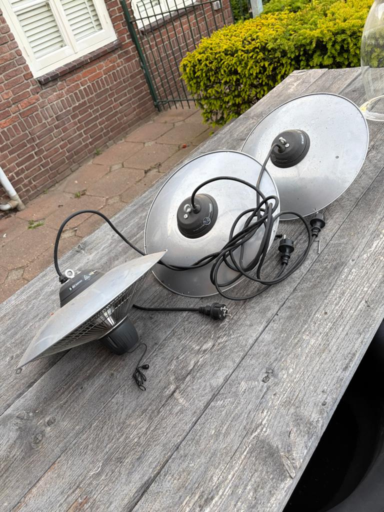 3x Eurom Partytent Heater 1502 Terrasverwarming, Tuin en Terras, Terrasverwarmers, Ophalen, Gebruikt, Elektrisch, Plafond