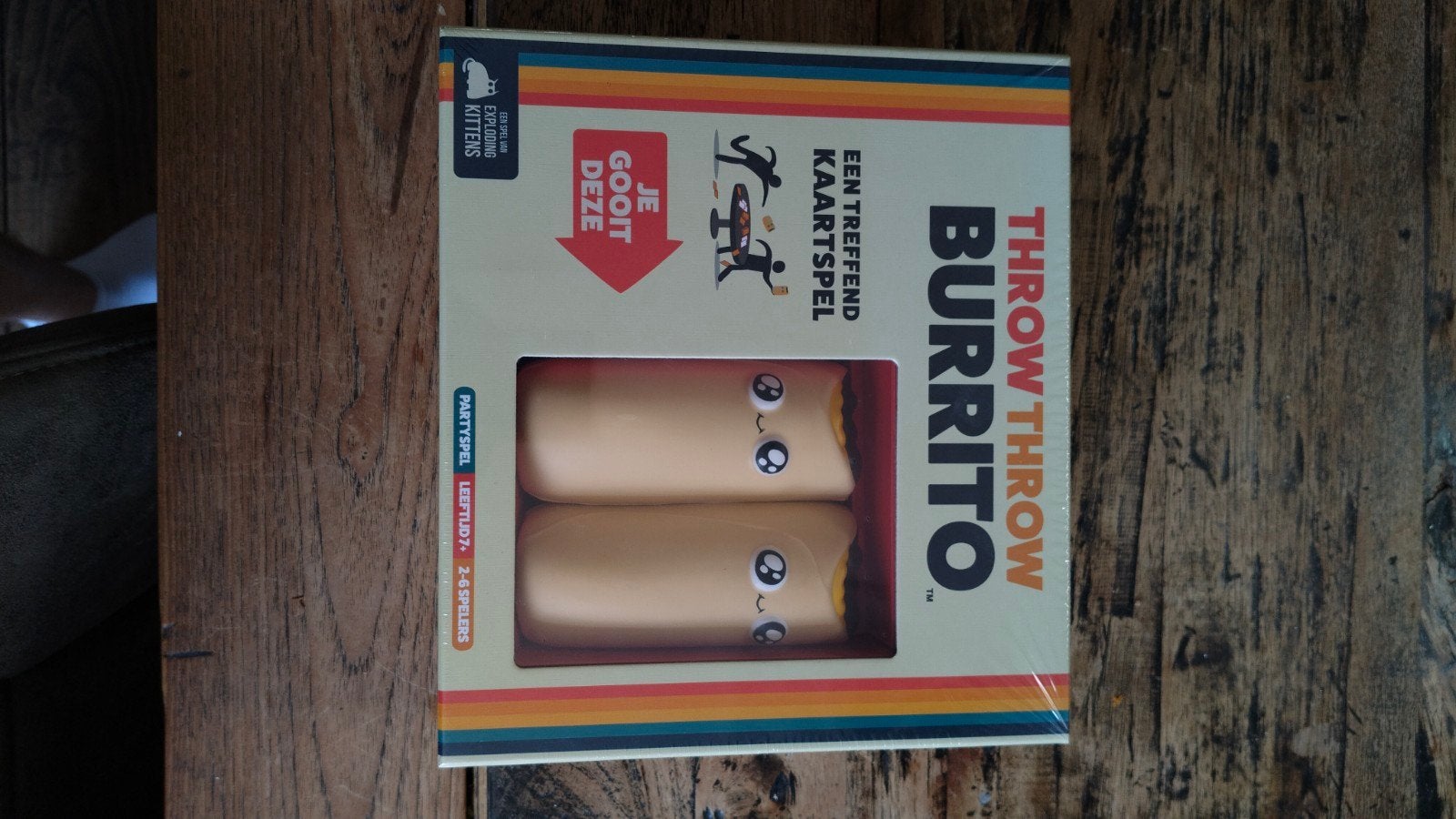 Throw Throw Burrito - Nieuw in doos, Vijf spelers of meer, Ophalen of Verzenden, Nieuw, Exploding Kittens