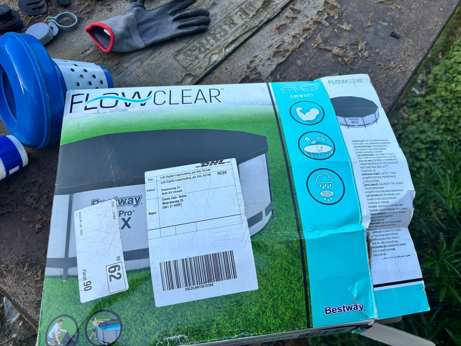 Bestway Flowclear Zwembadzeil Pro X -, Ophalen, Minder dan 80 cm, Rond, Nieuw