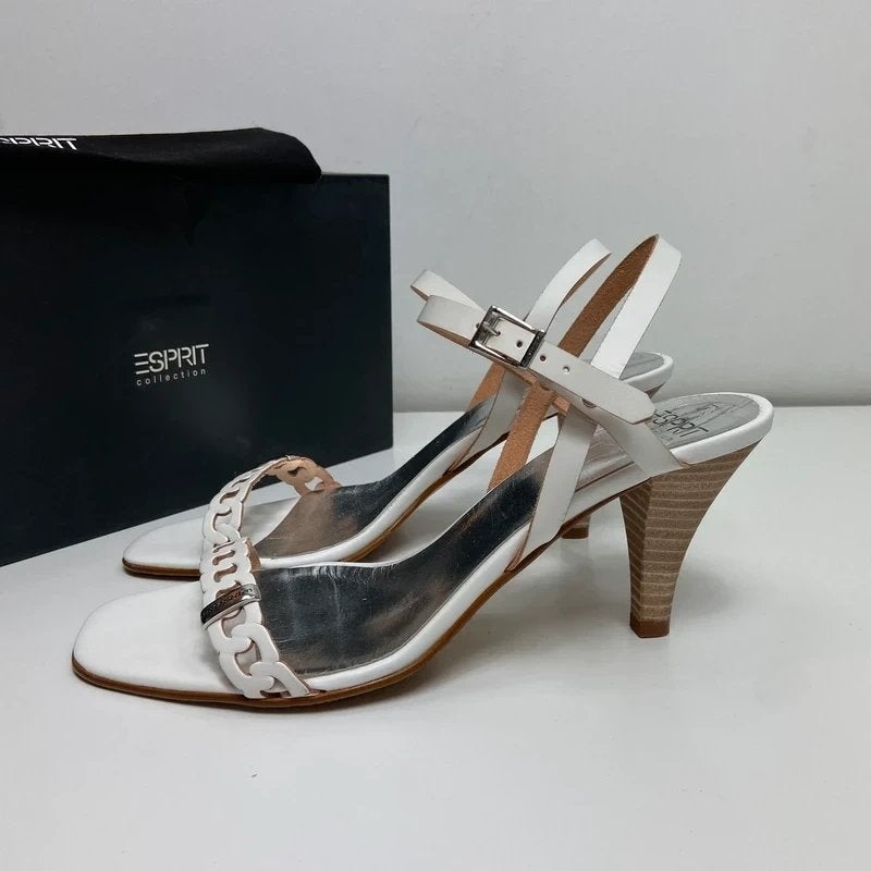 Nieuw!| Esprit| sandalen met hakken, Wit, Nieuw, Nvt, Nvt