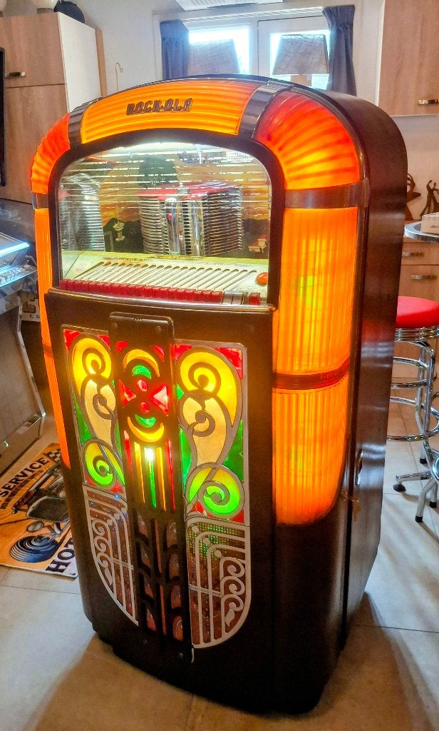 Juke box rock ola 1422., Verzamelen, Ophalen, Gebruikt, Voor 1950, Rock Ola