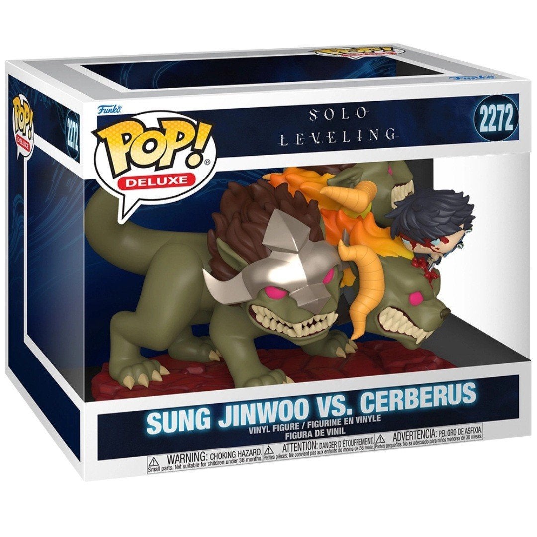 Funko Pop! Deluxe Solo Leveling Sung Jinwoo vs. Cerberus, Ophalen of Verzenden, Nieuw
