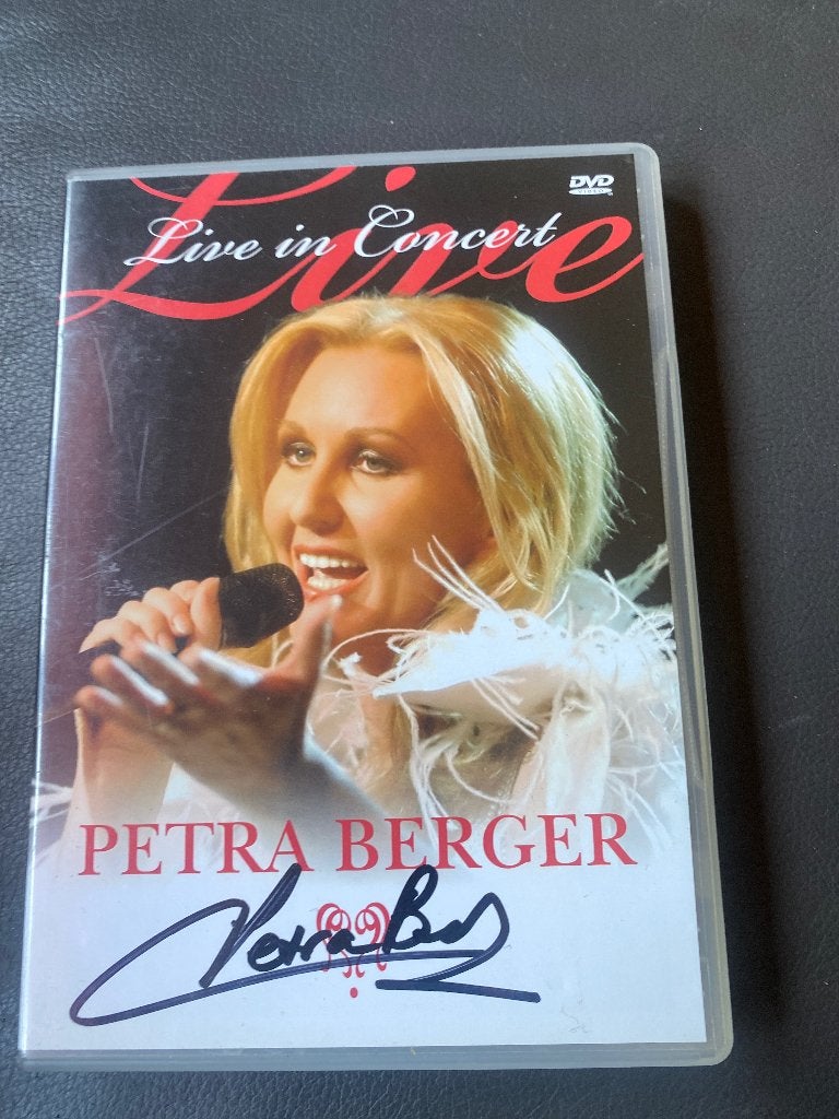 Petra Berger - Live in Concert DVD (Gesigneerd), Gesigneerd, Alle leeftijden, Nederlands, Ophalen of Verzenden