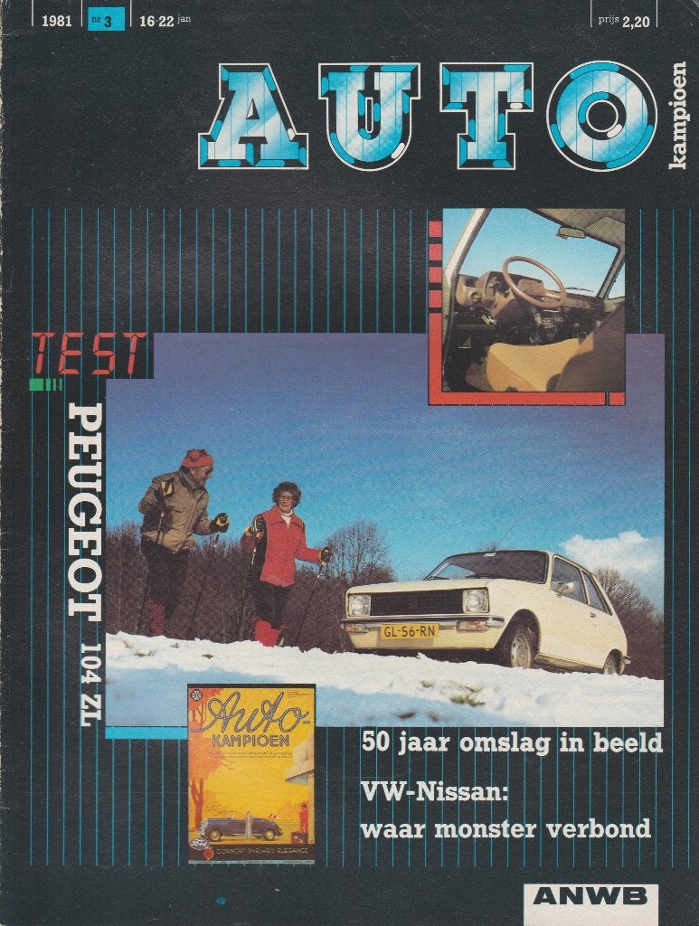 Peugeot 104 ( GL - SL - ZL - ZS ) testen in Autovisie e.a., Gelezen, Ophalen of Verzenden, Autovisie, Peugeot
