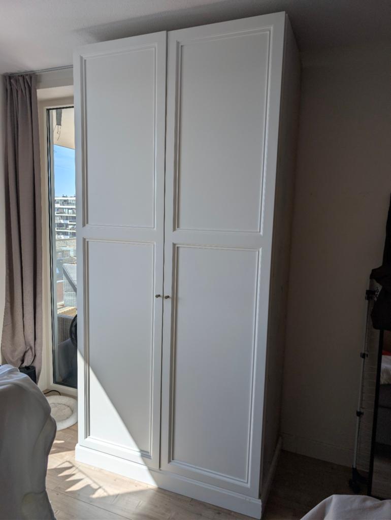 Maatwerk kast wit klassieke stijl 254*120*65cm, Met deur(en), 100 tot 150 cm, 200 cm of meer, Klassiek
