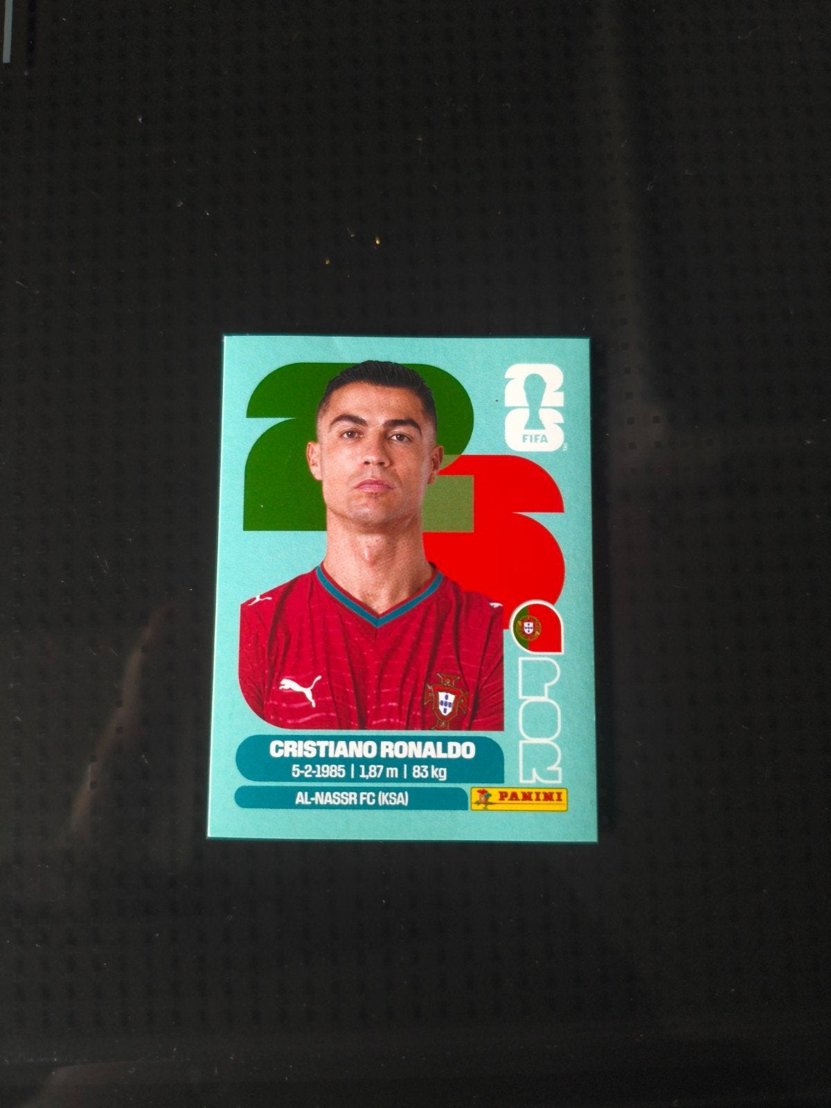 Cristiano Ronaldo Panini FIFA World Cup 2026 Sticker, Verzamelen, Ophalen of Verzenden, Nieuw, Sport