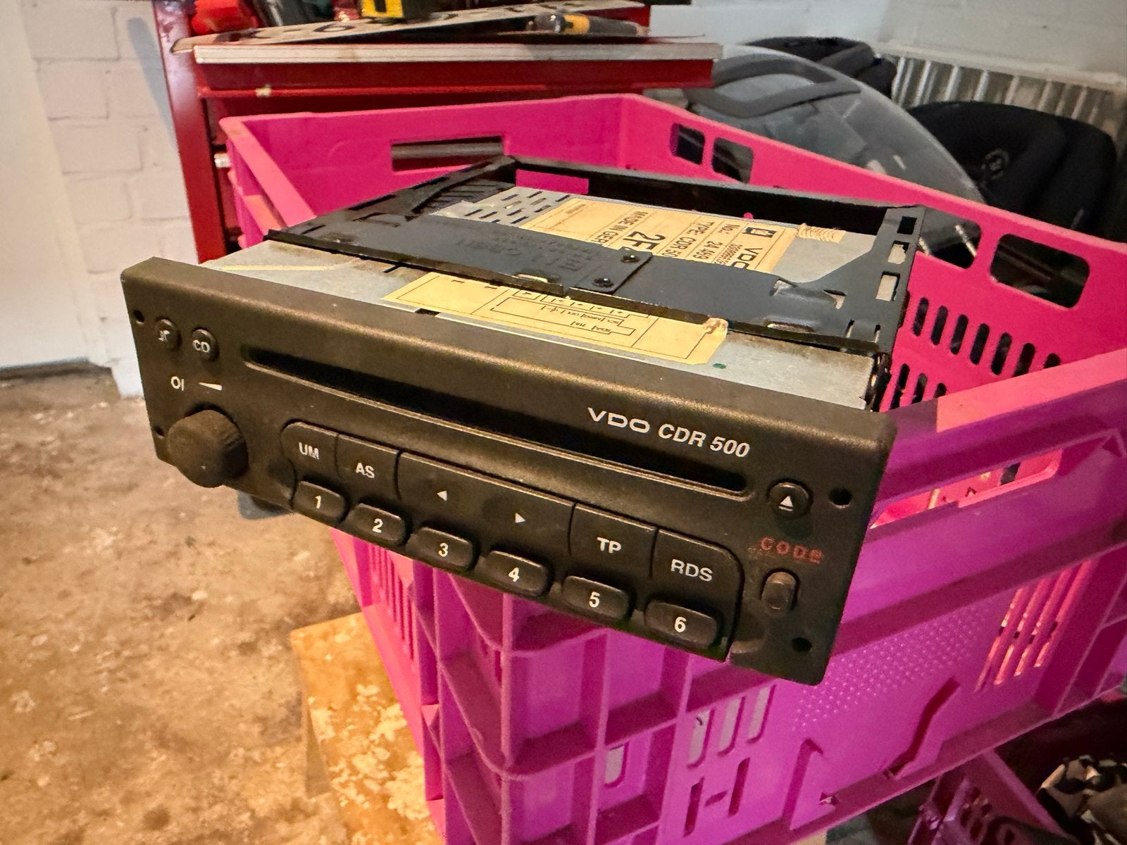 VDO CDR 500 Autoradio - Goede Staat, Auto diversen, Autoradio's, Ophalen, Gebruikt