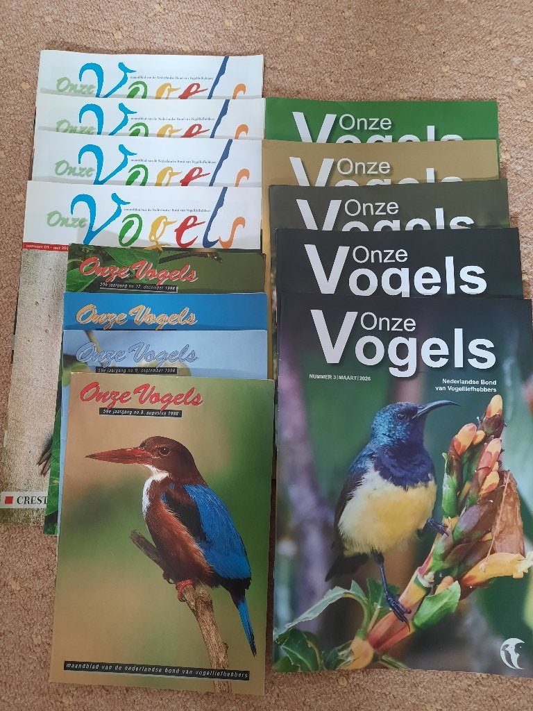 Maandblad Onze Vogels, Ophalen, Gebruikt