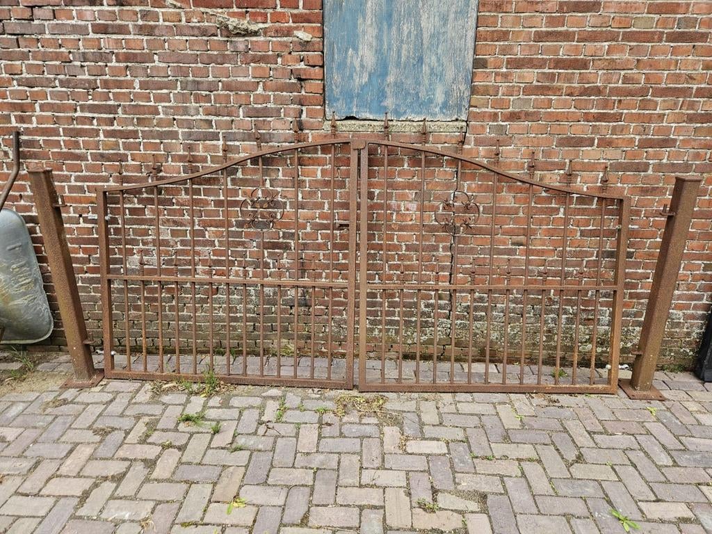 Ongebruikte Poort - 3 Meter Breed, Tuin en Terras, Tuinhekken en Hekwerk, Met poort, Ophalen of Verzenden, Zo goed als nieuw, Sierhekwerk