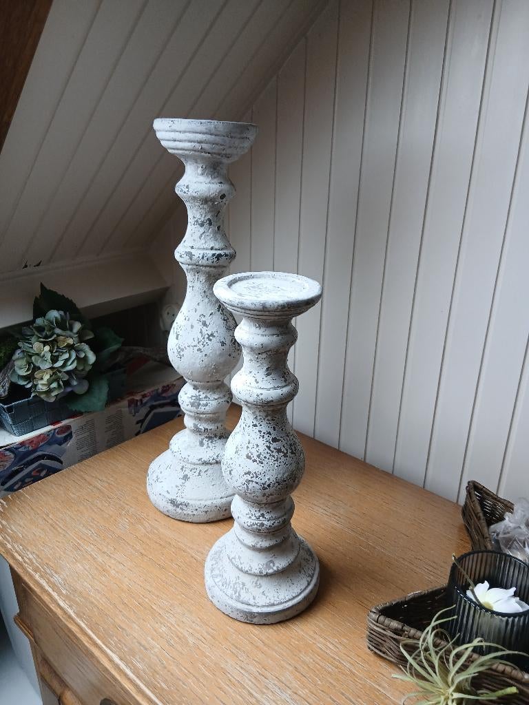 Kandelaars, Huis en Inrichting, Woonaccessoires | Kandelaars en Kaarsen, Overige materialen, 25 tot 50 cm, Ophalen of Verzenden